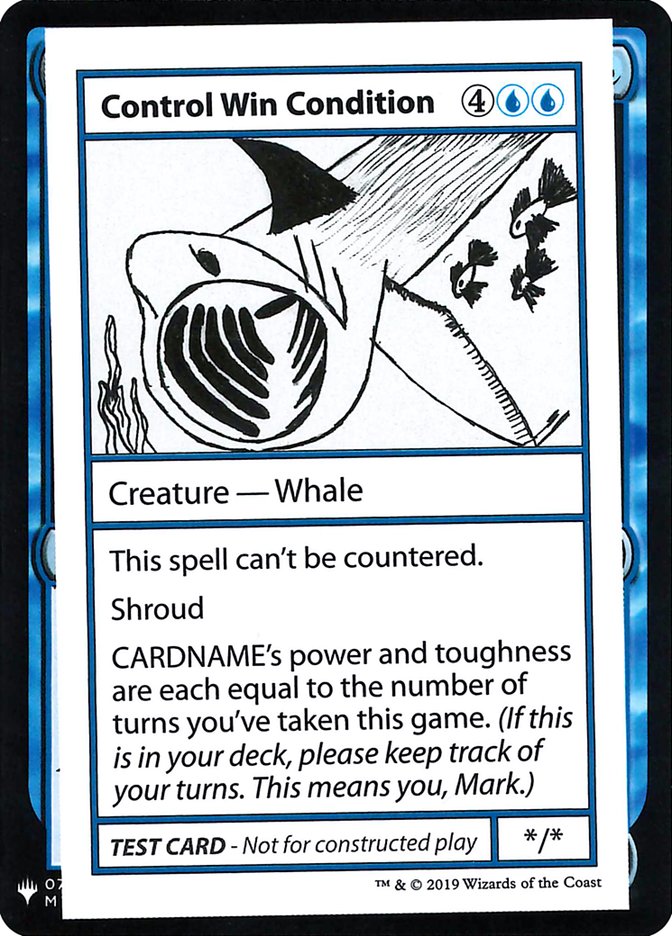 Control Win Condition [Mystery Booster Playtest Cards] | Odin's Place