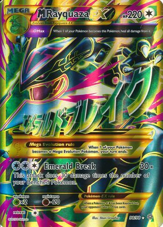M Rayquaza EX (98/98) (Jumbo Card) [XY: Ancient Origins] | Odin's Place