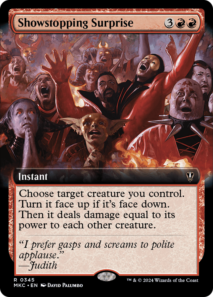 Showstopping Surprise (Extended Art) [Murders at Karlov Manor Commander] | Odin's Place