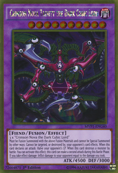 Crimson Nova Trinity the Dark Cubic Lord [MVP1-ENG40] Gold Rare | Odin's Place
