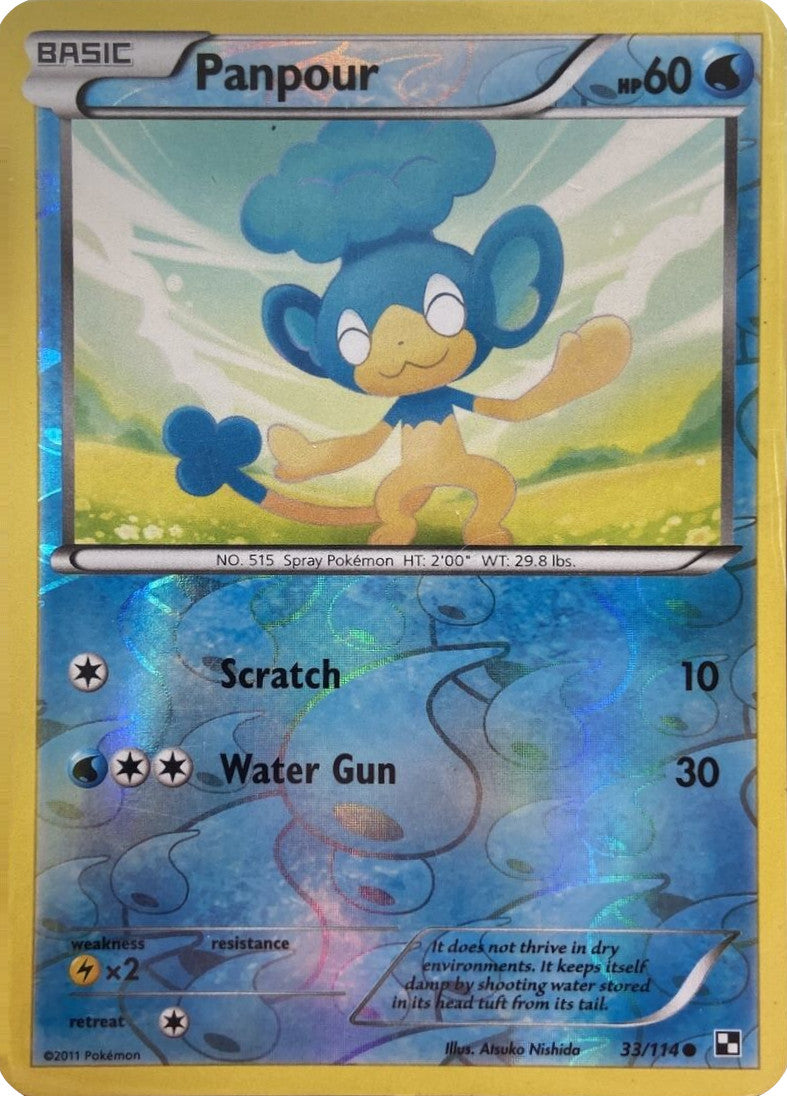 Panpour (33/114) (Energy Holo) [Black & White: Base Set] | Odin's Place