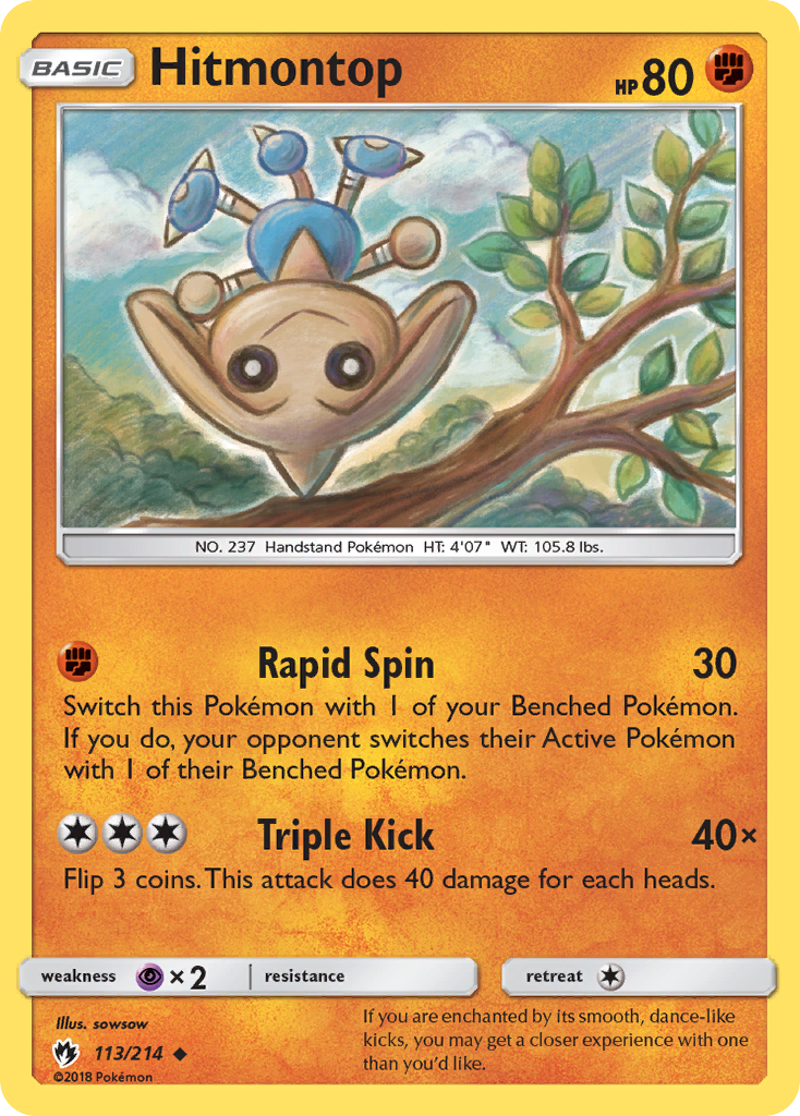 Hitmontop (113/214) [Sun & Moon: Lost Thunder] | Odin's Place