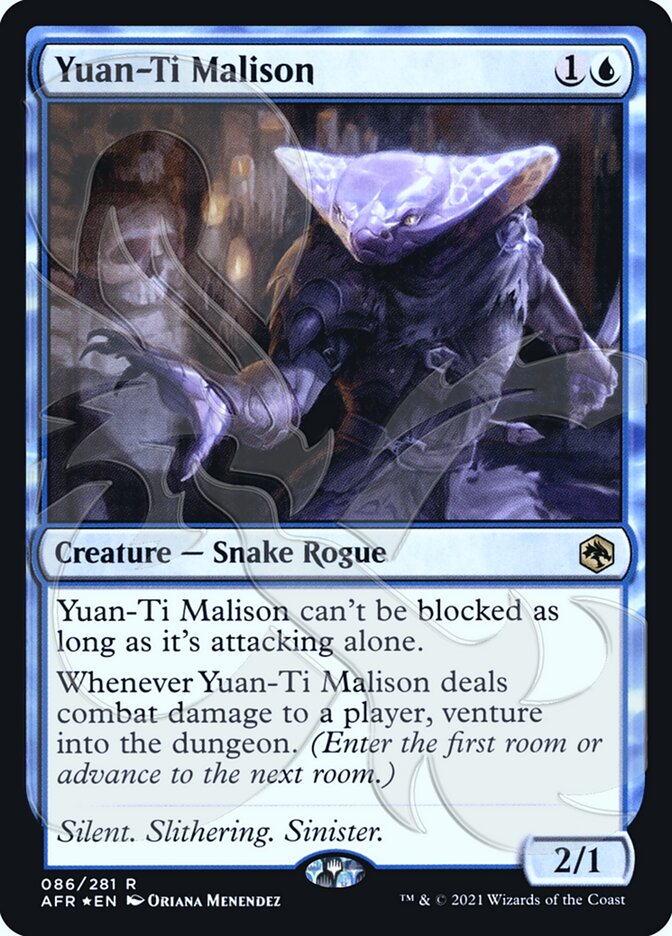 Yuan-Ti Malison (Ampersand Promo) [Dungeons & Dragons: Adventures in the Forgotten Realms Promos] | Odin's Place