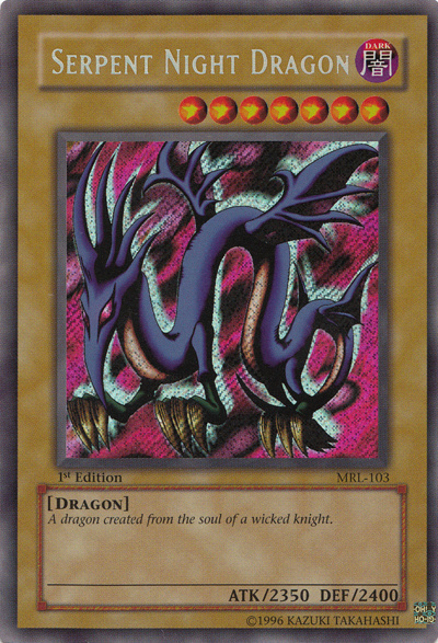 Serpent Night Dragon [MRL-103] Secret Rare | Odin's Place