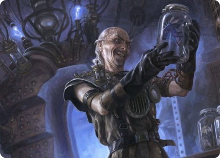 Delver of Secrets Art Card [Innistrad: Midnight Hunt Art Series] | Odin's Place