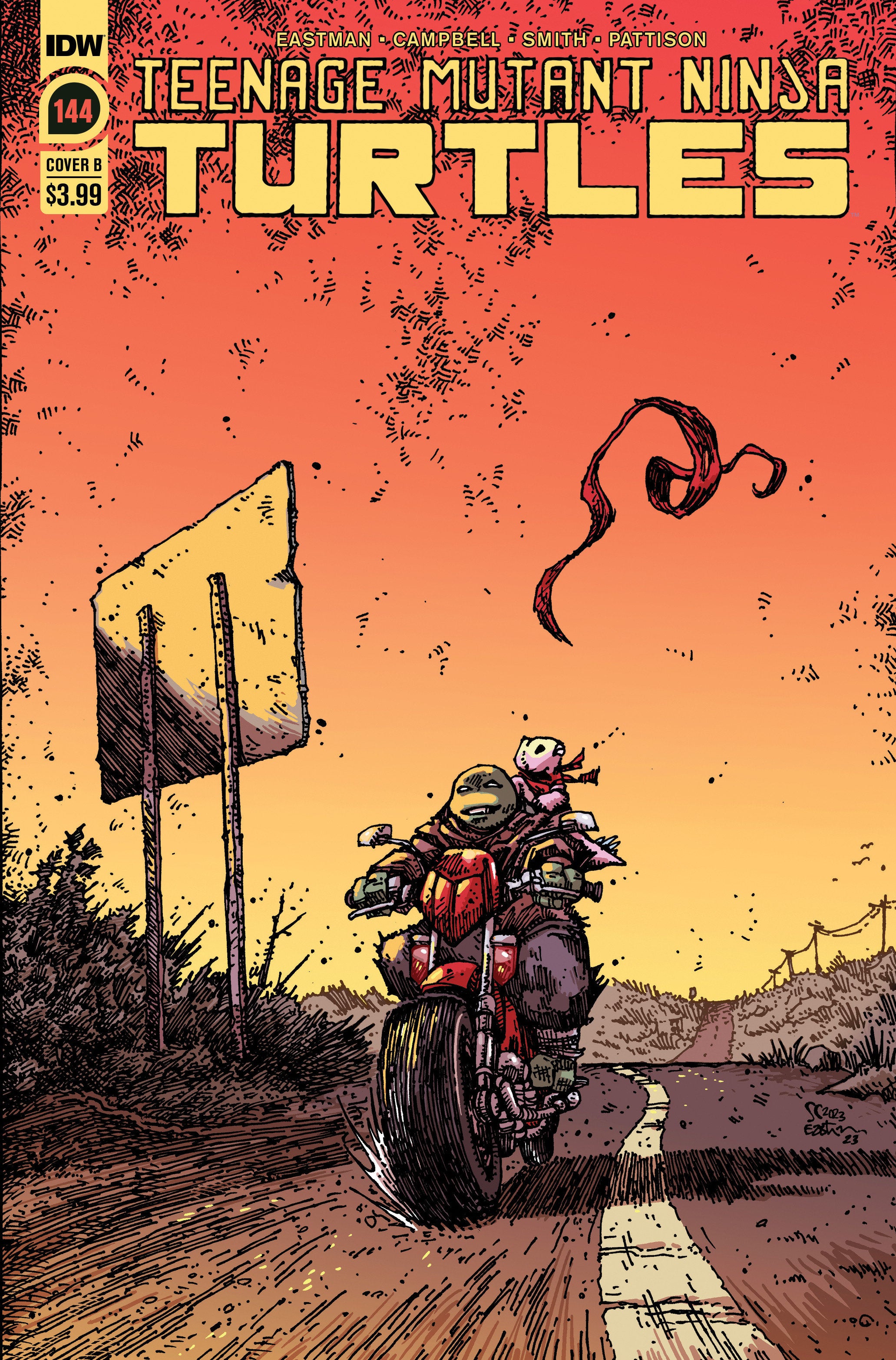 Teenage Mutant Ninja Turtles #144 Variant B (Eastman & Campbell) | Odin's Place