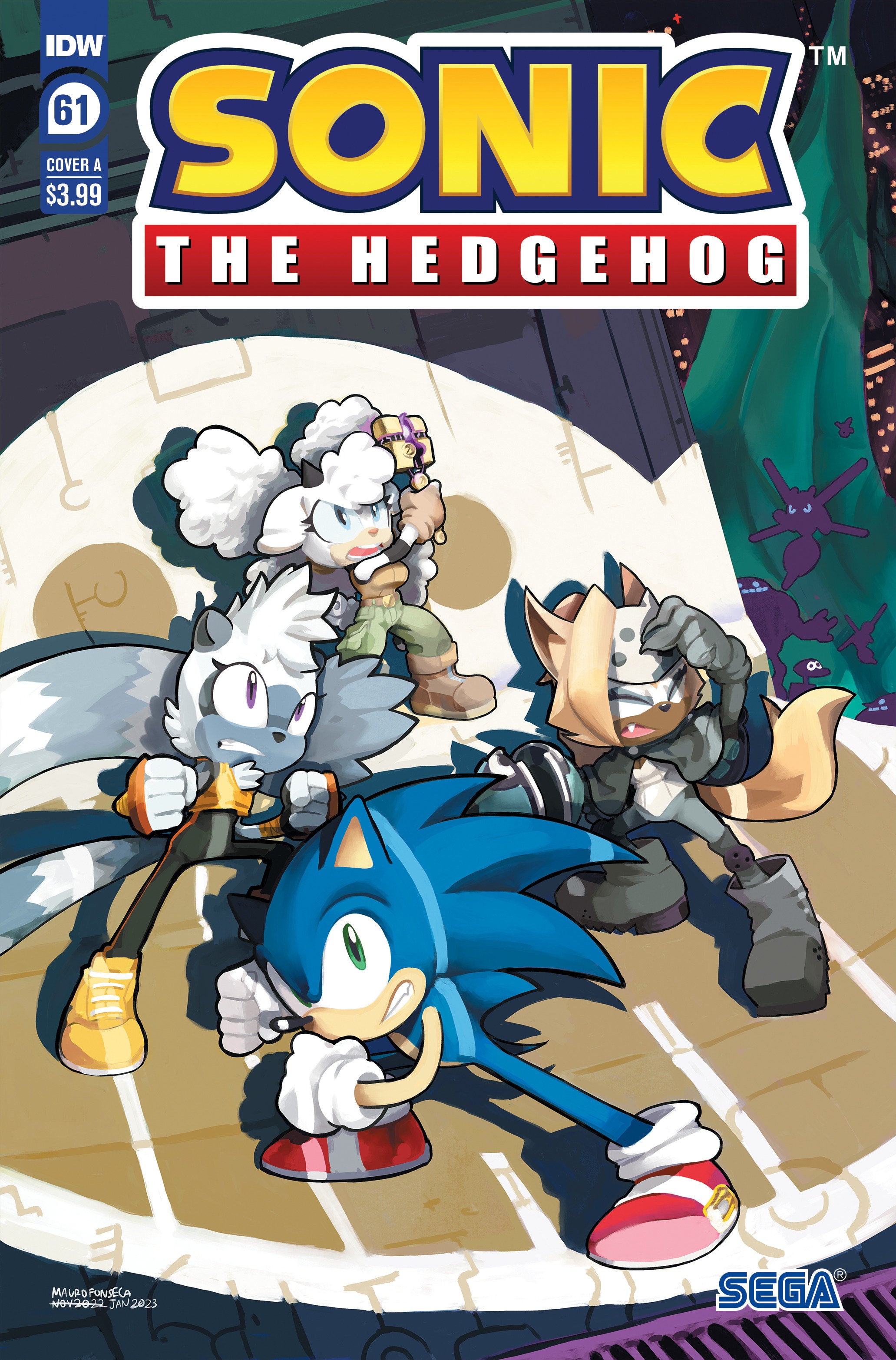 Sonic The Hedgehog #61 Cover A (Fonseca) | Odin's Place