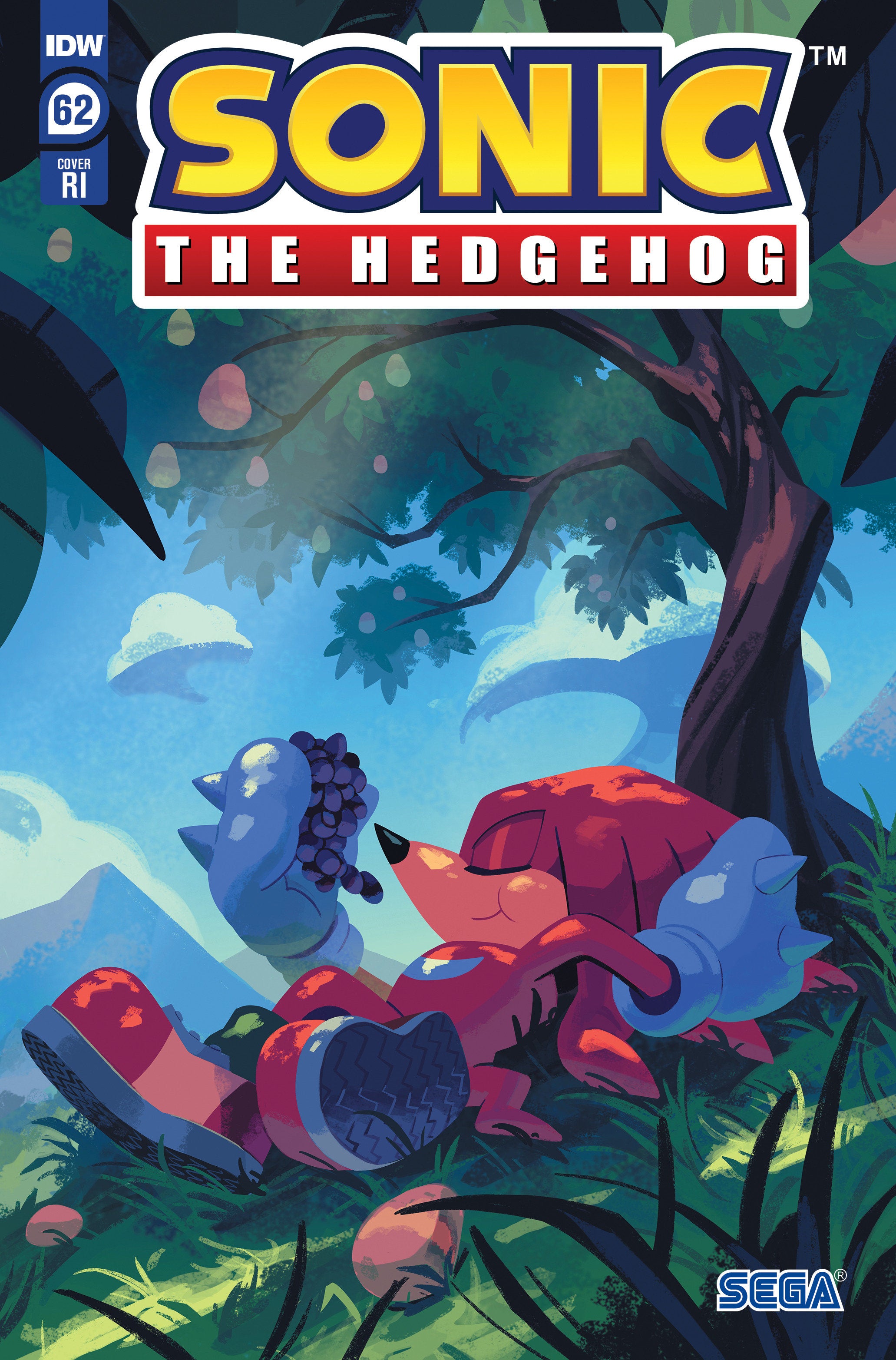 Sonic The Hedgehog #62 Variant Ri (10) (Fourdraine) | Odin's Place