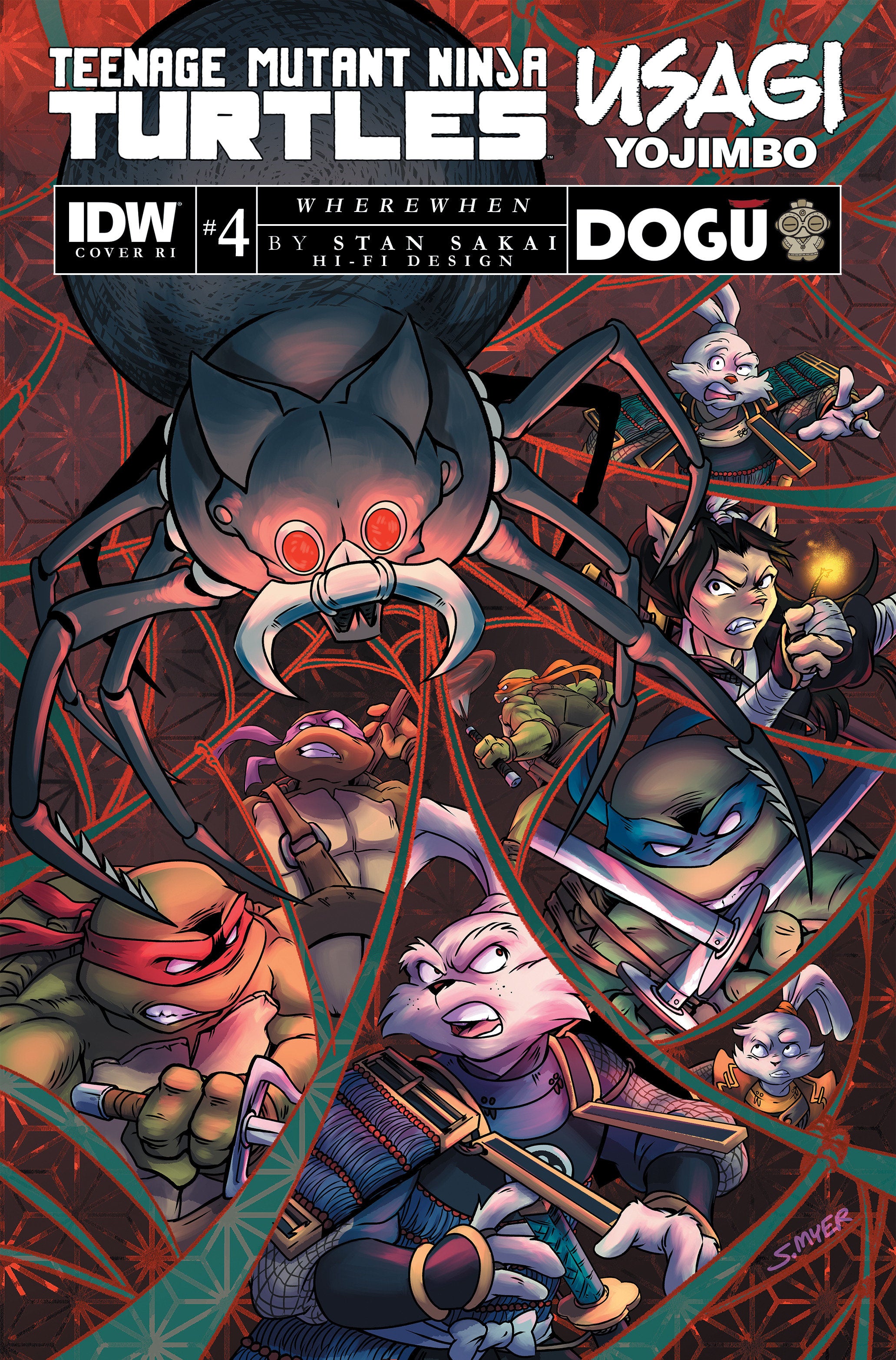 Teenage Mutant Ninja Turtles/Usagi Yojimbo: Wherewhen #4 Variant Ri (10) (Myer) | Odin's Place