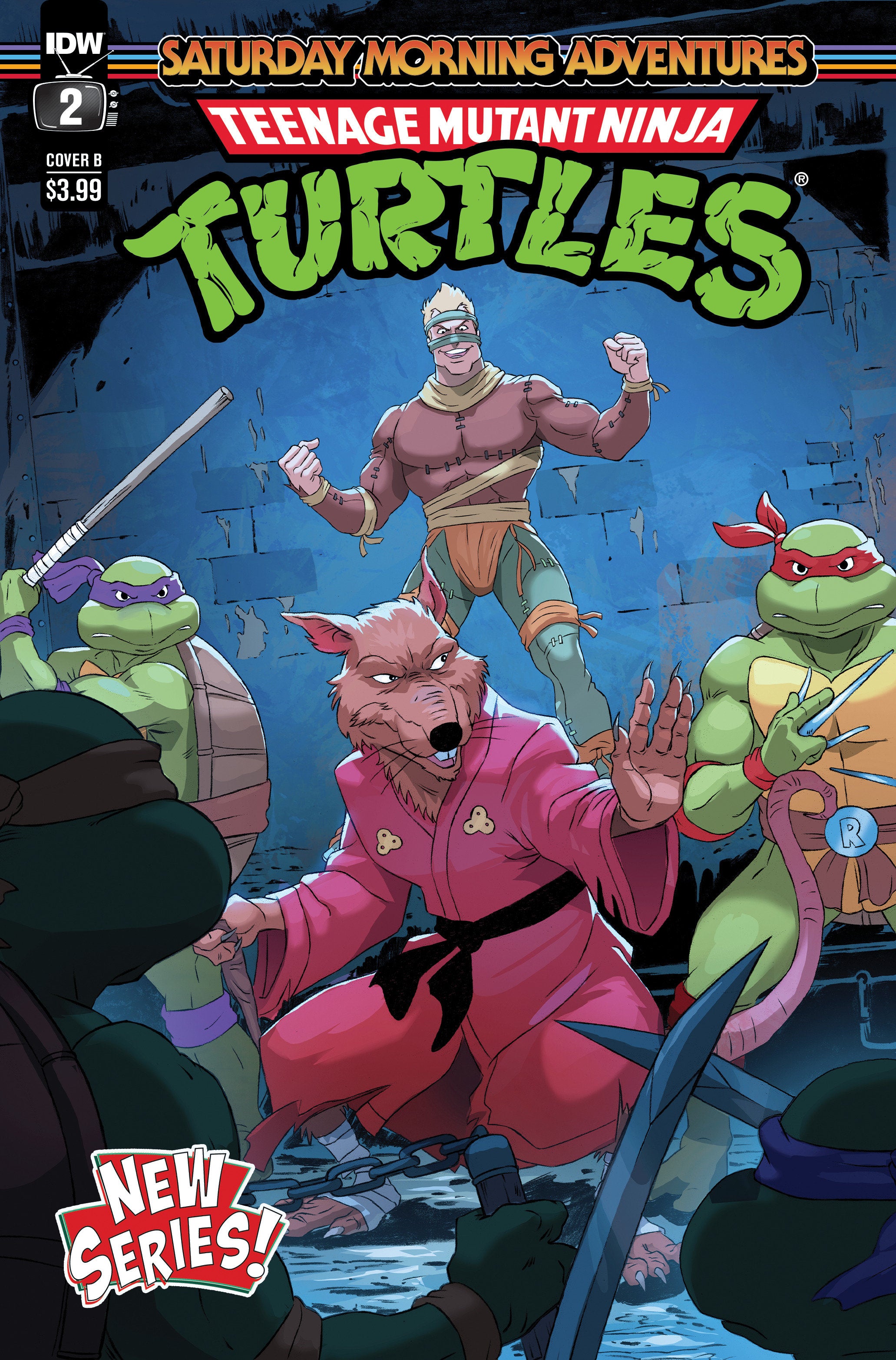 Teenage Mutant Ninja Turtles: Saturday Morning Adventures (2023-) #2 Variant B (Schoening) | Odin's Place