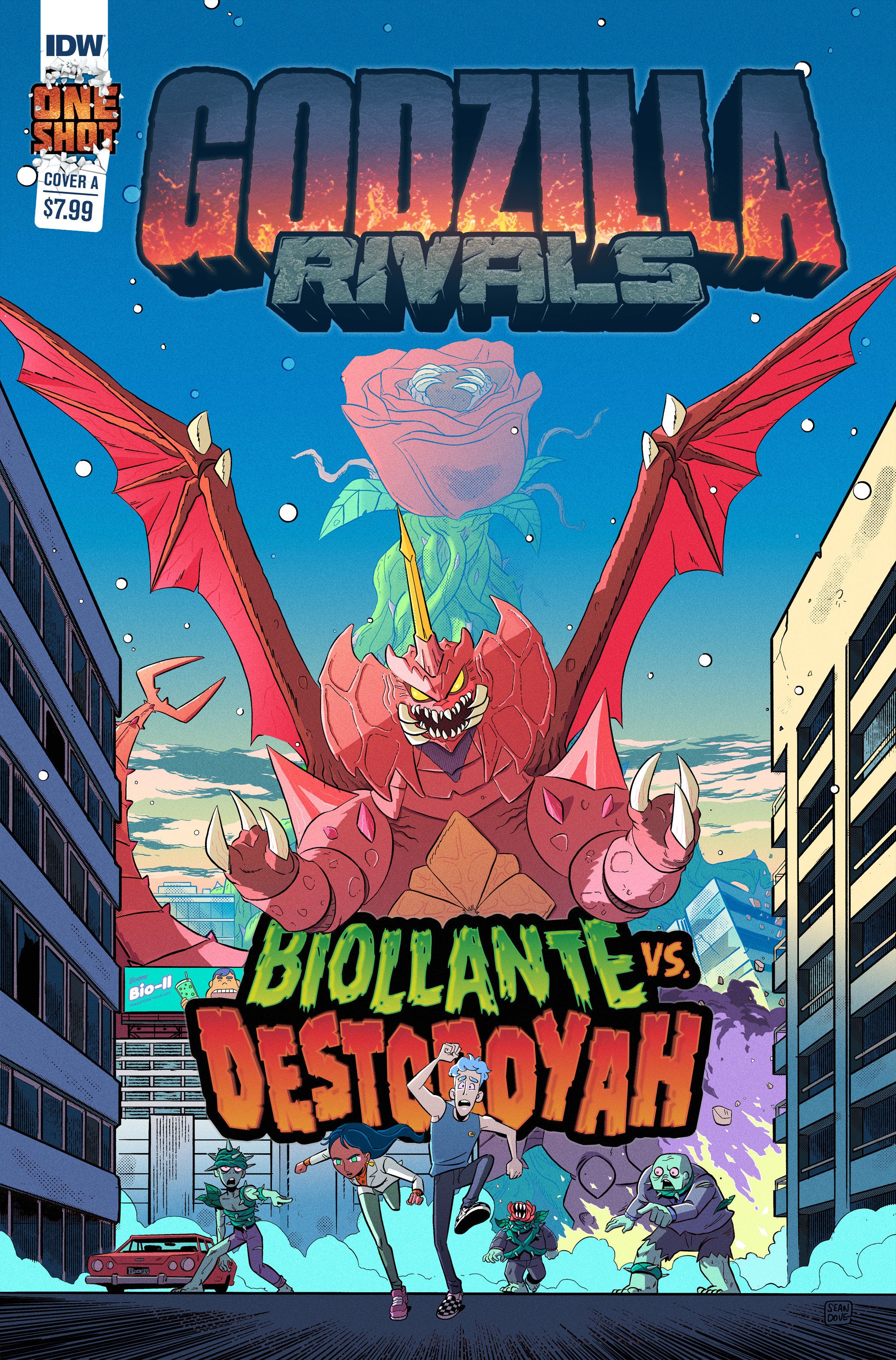 Godzilla Rivals: Biollante vs. Destoroyah Cover A (Dove) | Odin's Place