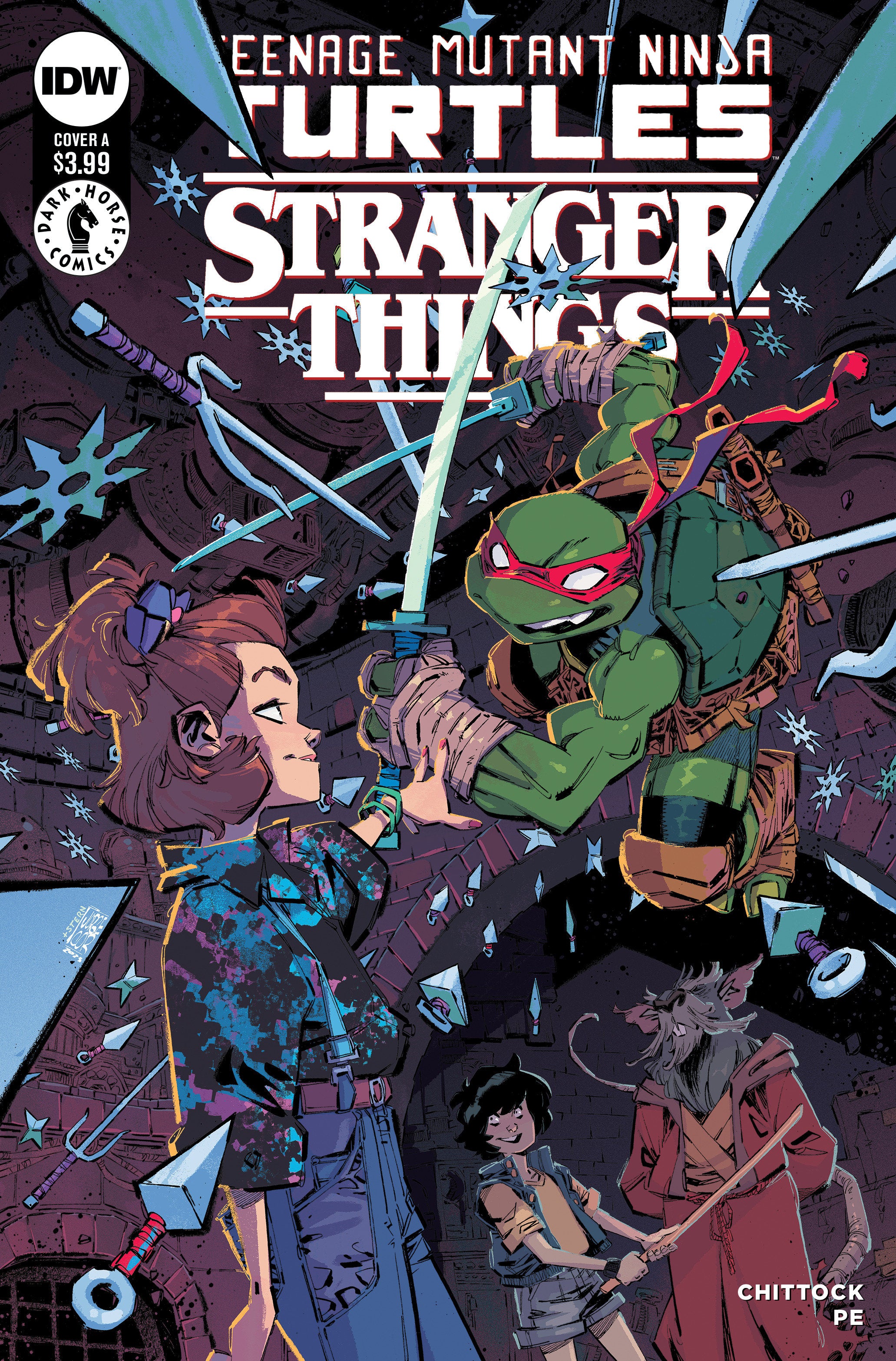 Teenage Mutant Ninja Turtles X Stranger Things #1 Variant B (Corona) | Odin's Place
