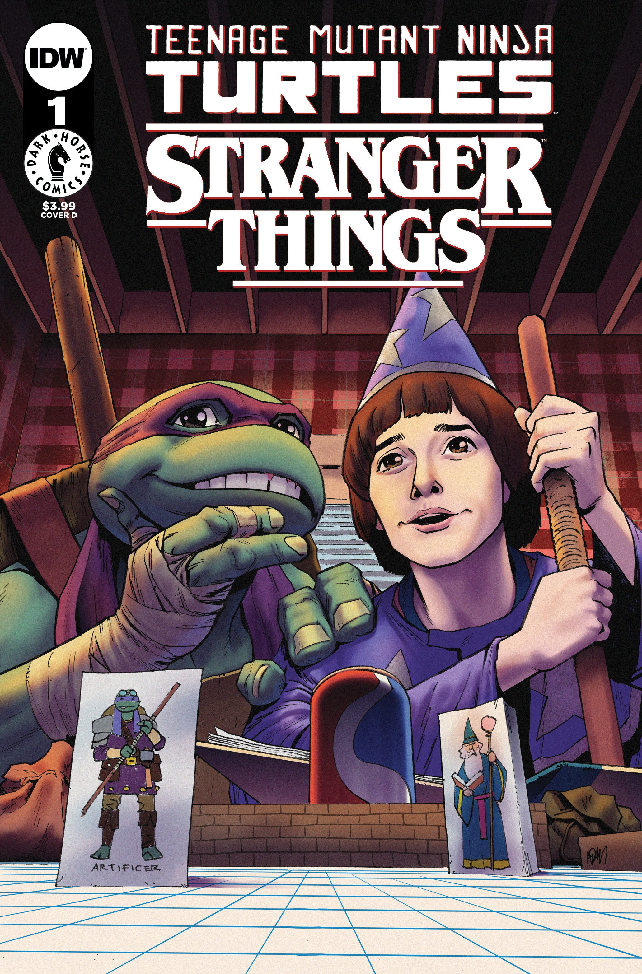 Teenage Mutant Ninja Turtles X Stranger Things #1 Variant D (Gorham) | Odin's Place