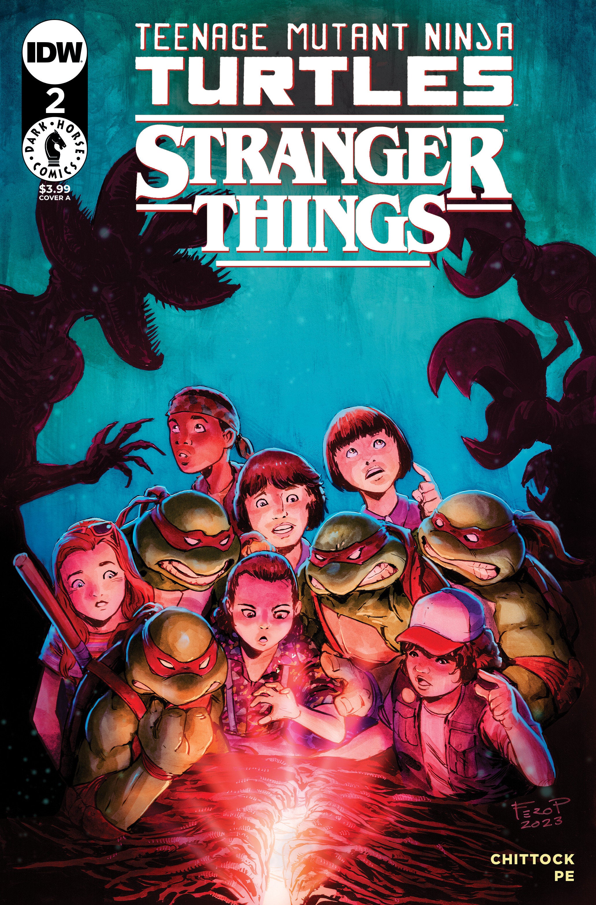 Teenage Mutant Ninja Turtles X Stranger Things #2 Cover A (Pe) | Odin's Place