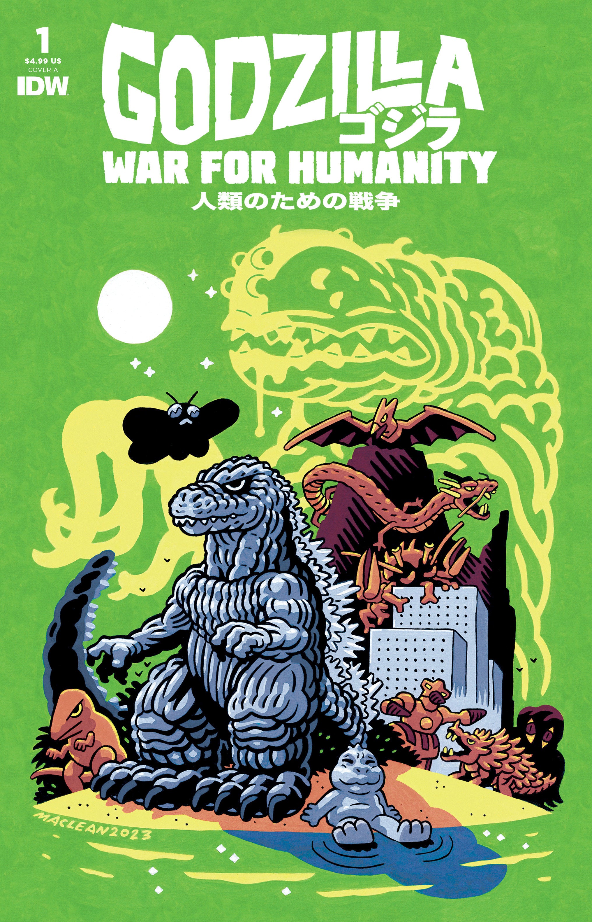 Godzilla: The War For Humanity #1 Cover A (Maclean) | Odin's Place