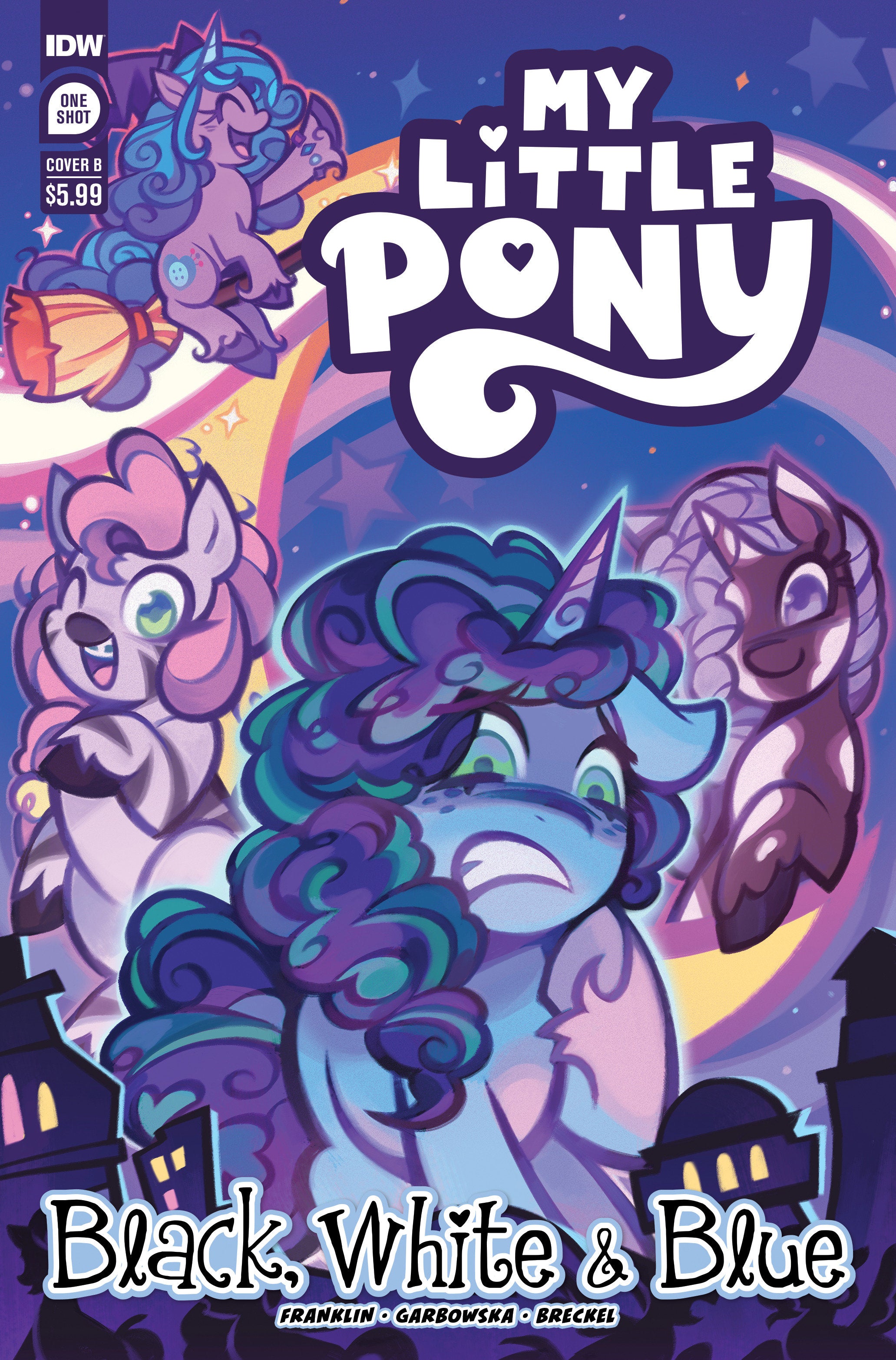 My Little Pony: Black, White & Blue Variant B (Hall) | Odin's Place