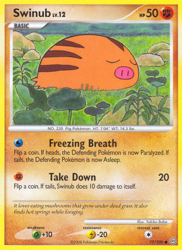 Swinub (77/100) [Diamond & Pearl: Stormfront] | Odin's Place