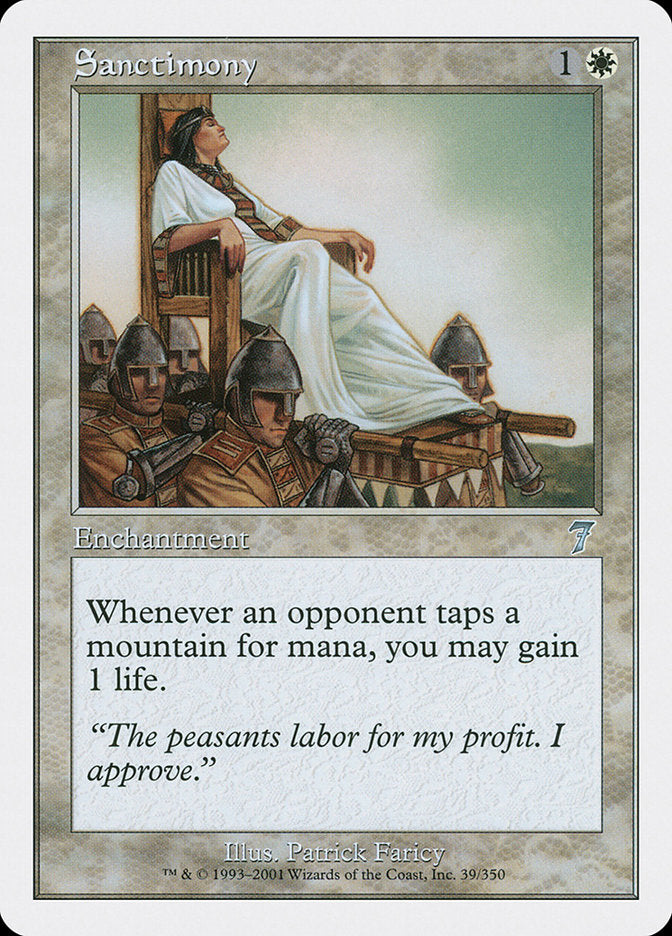 Sanctimony (39) [Seventh Edition] | Odin's Place