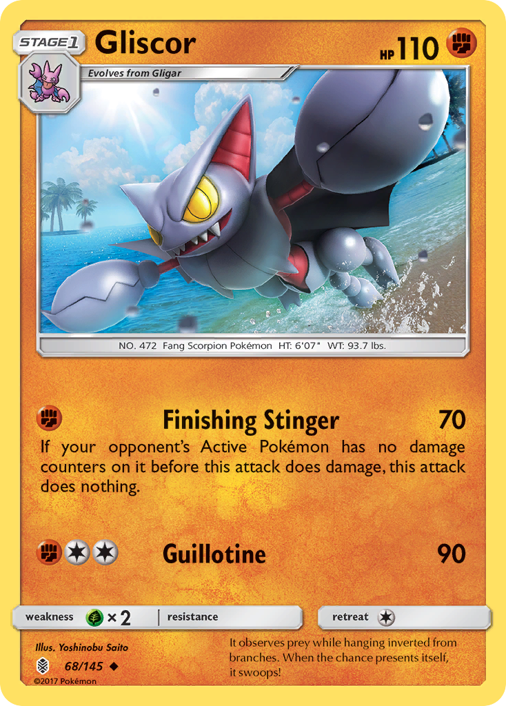 Gliscor (68/145) [Sun & Moon: Guardians Rising] | Odin's Place