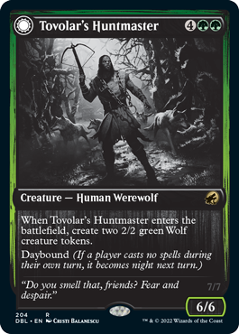 Tovolar's Huntmaster // Tovolar's Packleader [Innistrad: Double Feature] | Odin's Place