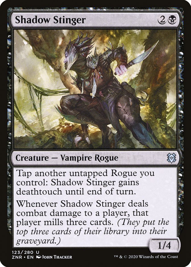 Shadow Stinger [Zendikar Rising] | Odin's Place