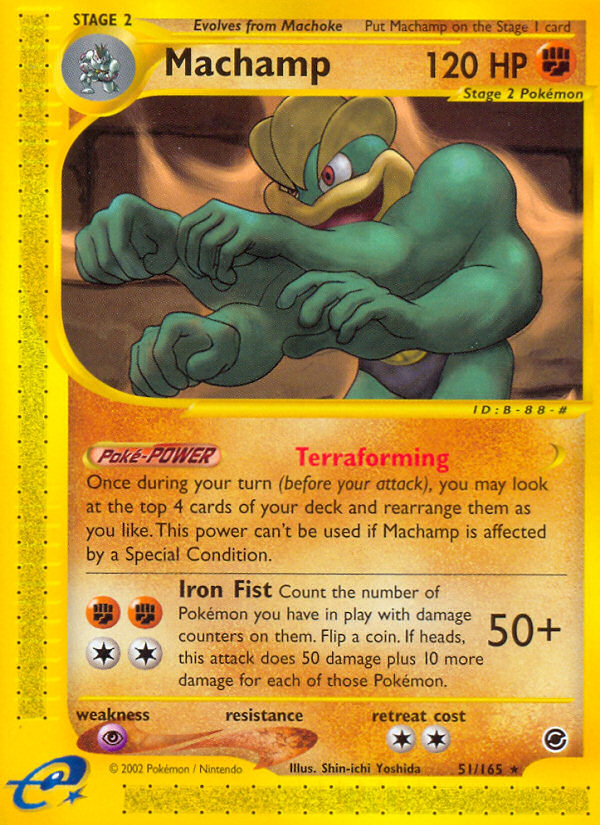 Machamp (51/165) [Expedition: Base Set] | Odin's Place