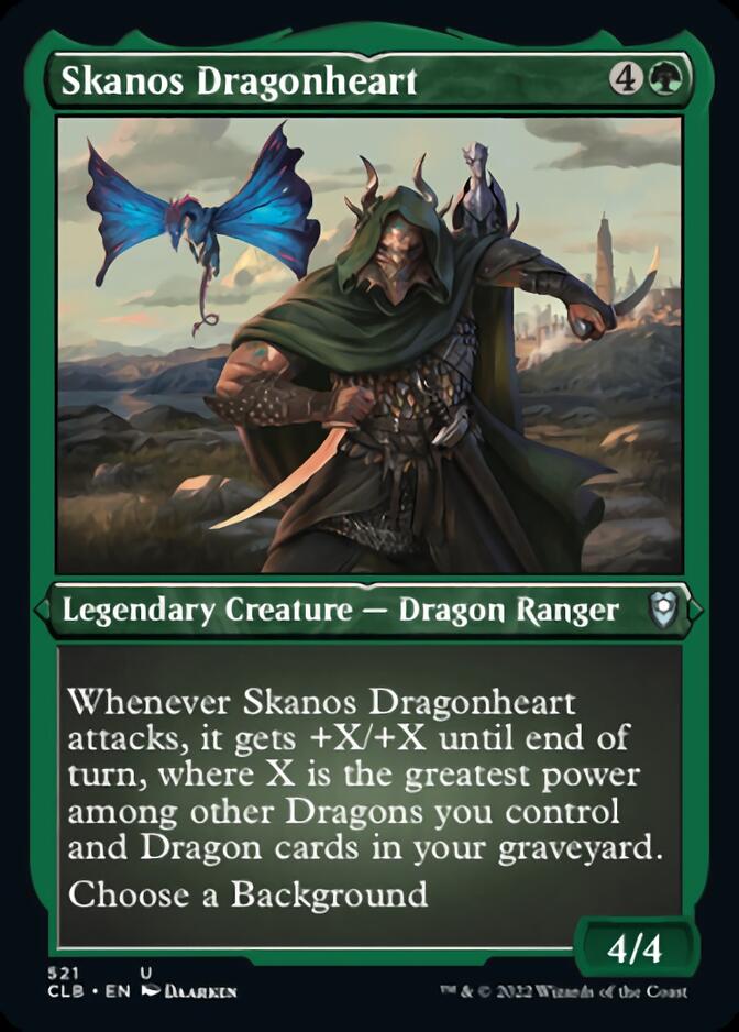 Skanos Dragonheart (Foil Etched) [Commander Legends: Battle for Baldur's Gate] | Odin's Place