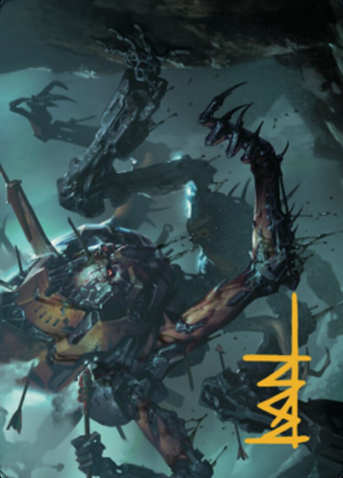 Scrapwork Rager Art Card (Gold-Stamped Signature) [The Brothers' War Art Series] | Odin's Place