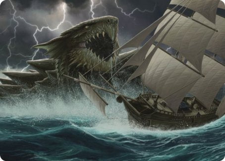 Dragon Turtle Art Card [Dungeons & Dragons: Adventures in the Forgotten Realms Art Series] | Odin's Place