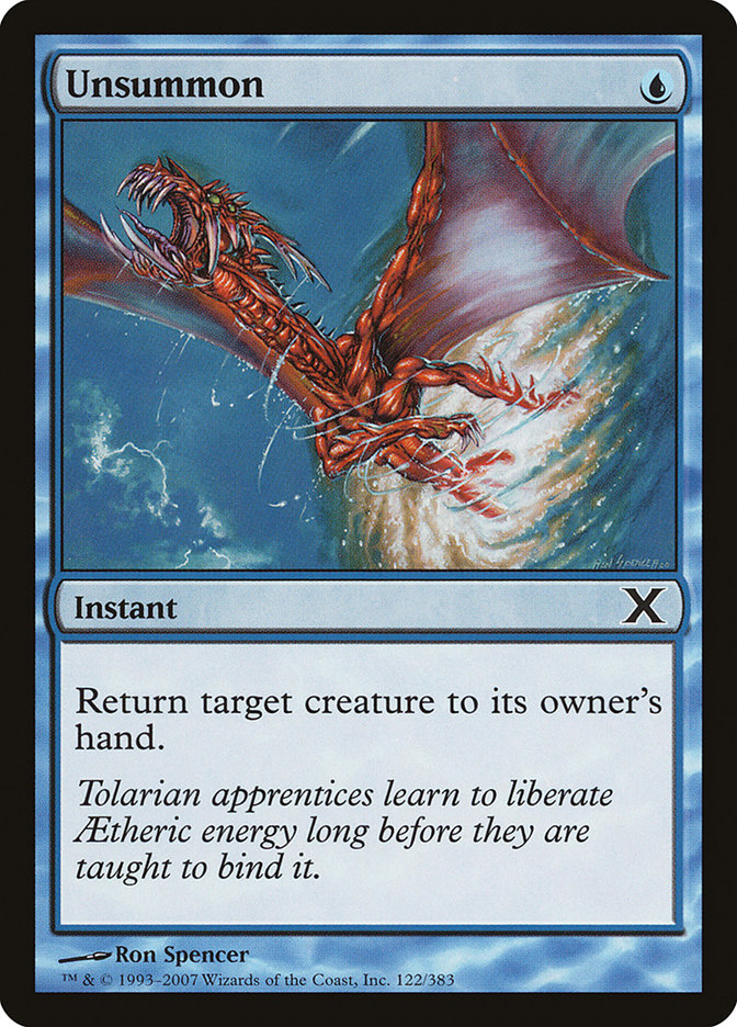 Unsummon (122) [Tenth Edition] | Odin's Place