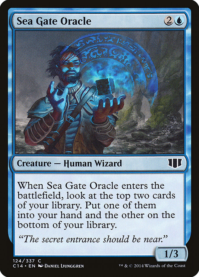 Sea Gate Oracle (124) [Commander 2014] | Odin's Place