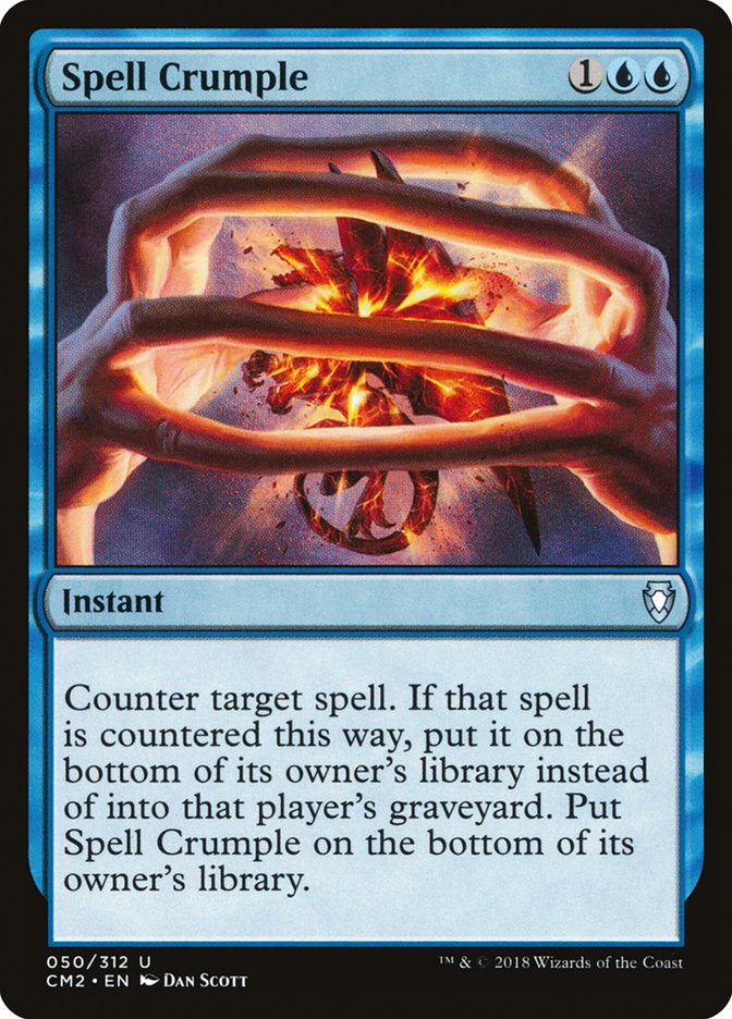 Spell Crumple (50) [Commander Anthology Volume II] | Odin's Place