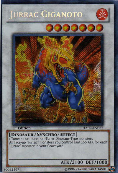 Jurrac Giganoto [HA02-EN057] Secret Rare | Odin's Place