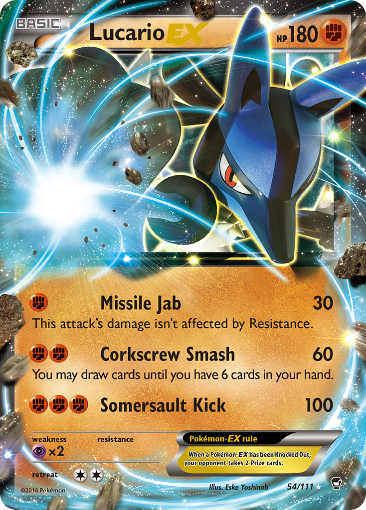 Lucario EX (54/111) [XY: Furious Fists] | Odin's Place