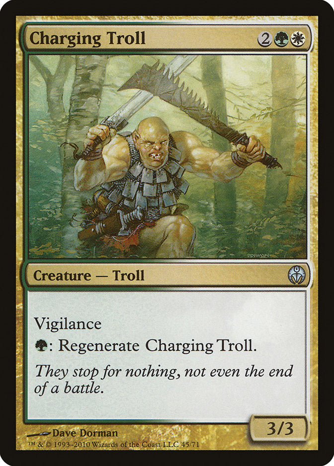 Charging Troll (45) [Duel Decks: Phyrexia vs. the Coalition] | Odin's Place