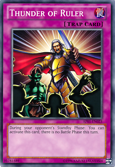 Thunder of Ruler [AP01-EN023] Common | Odin's Place