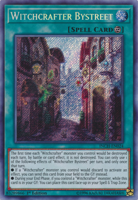 Witchcrafter Bystreet [INCH-EN024] Secret Rare | Odin's Place