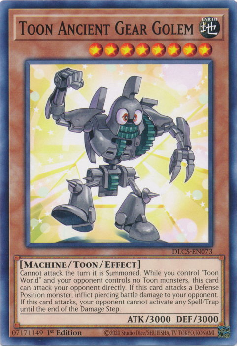 Toon Ancient Gear Golem [DLCS-EN073] Common | Odin's Place