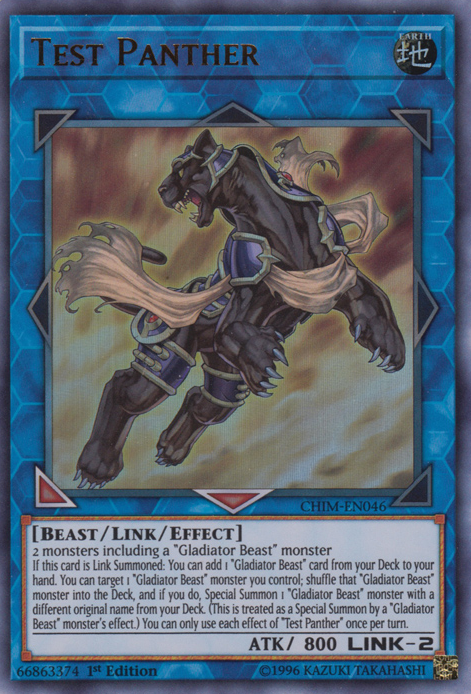 Test Panther [CHIM-EN046] Ultra Rare | Odin's Place