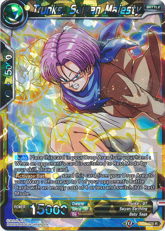 Trunks, Saiyan Majesty (BT8-075) [Malicious Machinations] | Odin's Place