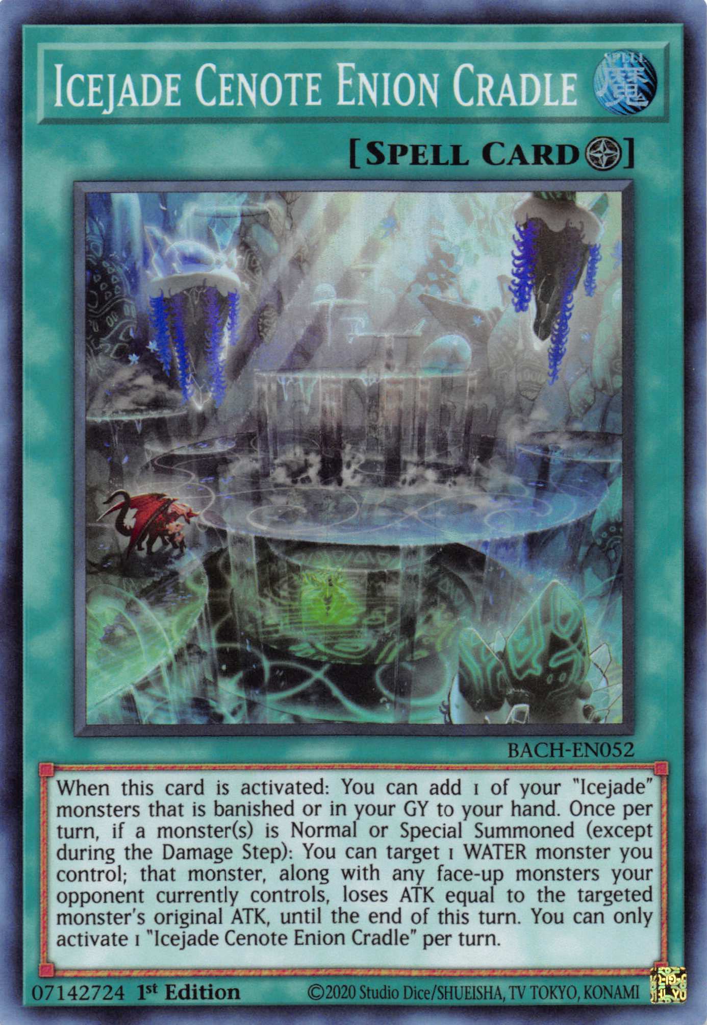 Icejade Cenote Enion Cradle [BACH-EN052] Super Rare | Odin's Place