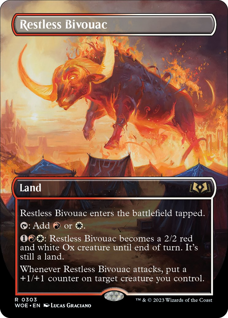 Restless Bivouac (Borderless Alternate Art) [Wilds of Eldraine] | Odin's Place