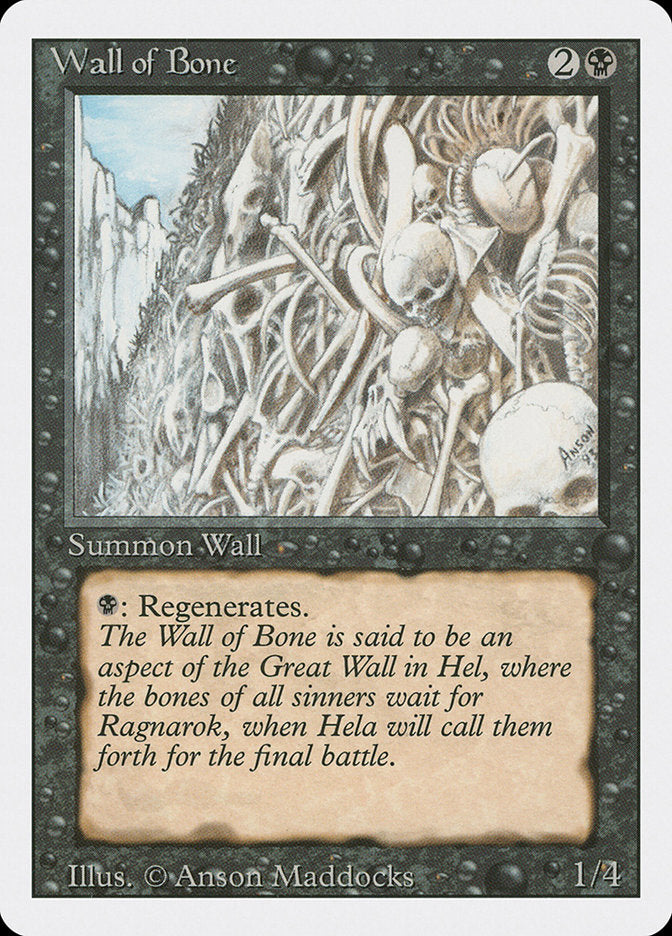 Wall of Bone (134) [Revised Edition] | Odin's Place