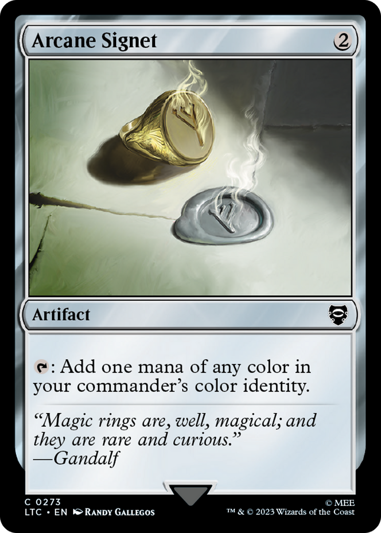 Arcane Signet [The Lord of the Rings: Tales of Middle-Earth Commander] | Odin's Place