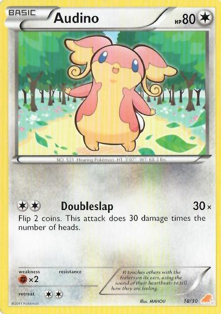 Audino (18/30) [Black & White: Trainer Kit - Excadrill] | Odin's Place