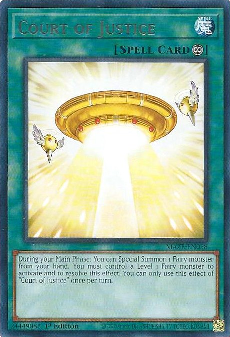 Court of Justice [MAZE-EN058] Rare | Odin's Place