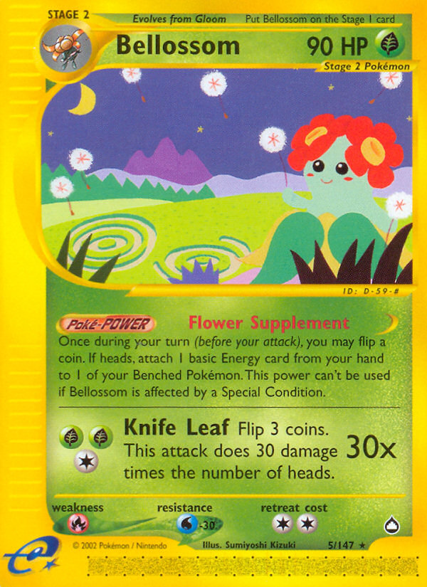 Bellossom (5/147) [Aquapolis] | Odin's Place