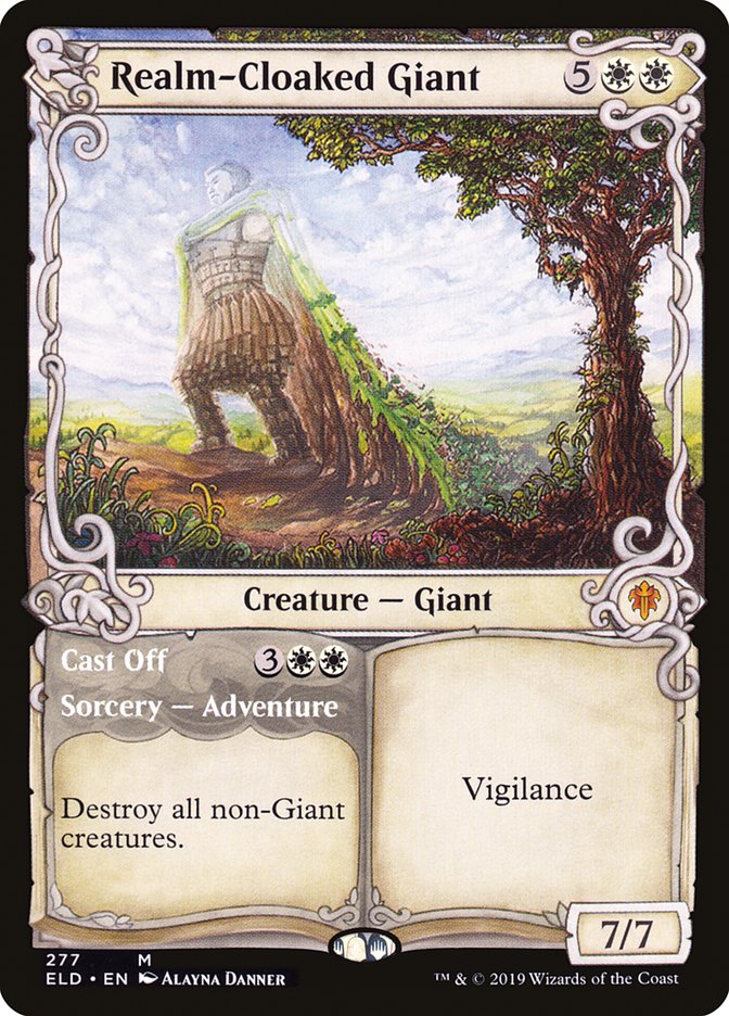 Realm-Cloaked Giant // Cast Off (Showcase) [Throne of Eldraine] | Odin's Place