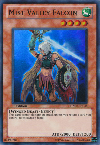 Mist Valley Falcon [HA02-EN048] Super Rare | Odin's Place
