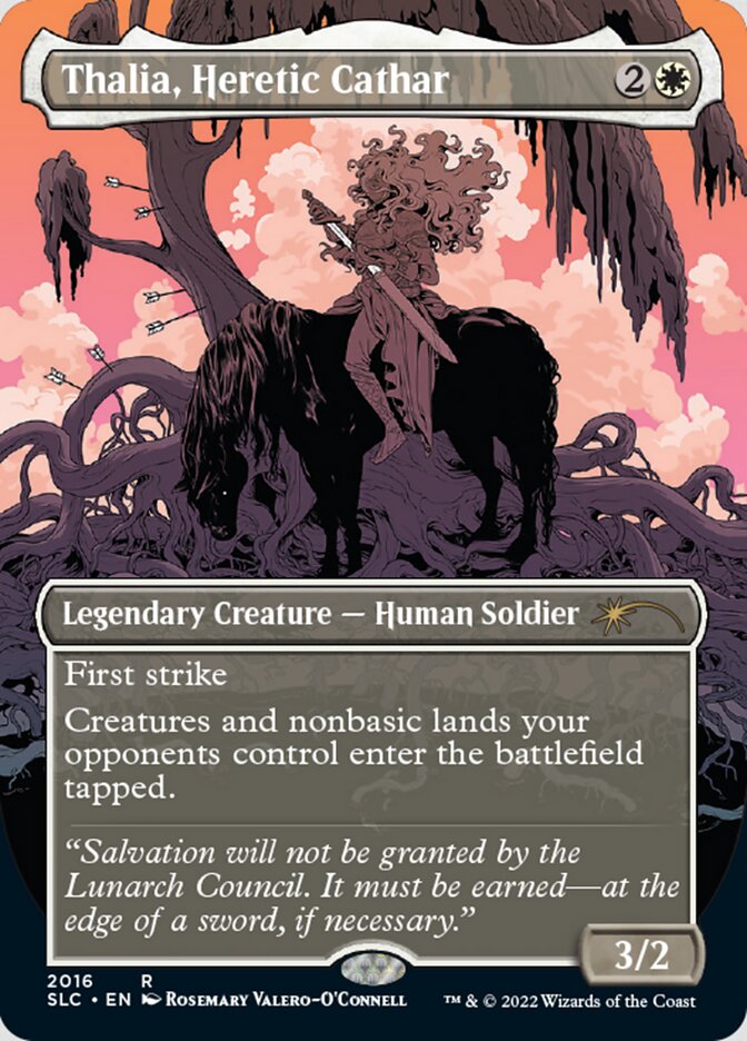 Thalia, Heretic Cathar (Borderless) [Secret Lair 30th Anniversary Countdown Kit] | Odin's Place